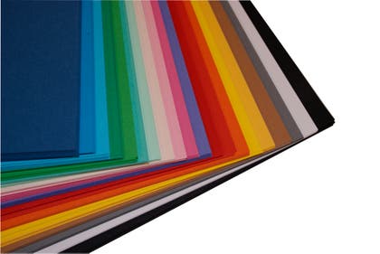 Dekorationskartong 225g A4 mix 200/fp