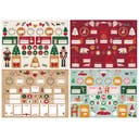 Juletiketter 80-pack, 36x26 cm