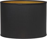 Lampskärm Met Sara Svart / Guld 35 cm