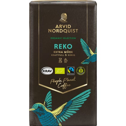 Kaffe REKO Malet Extra mörkrost 450 g Eko Arvid Nordquist