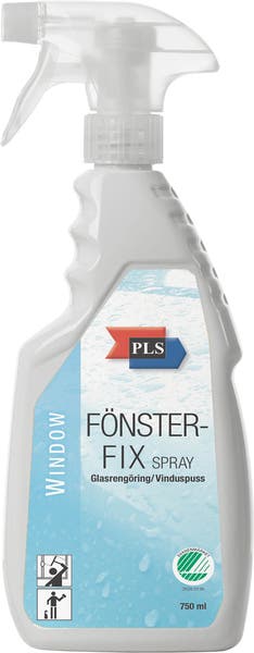 Glasputsmedel PLS Fönsterfix 750 ml spray