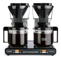 Kaffebryggare Moccamaster Professional Double Black/Silver 2 x 1,25 liter