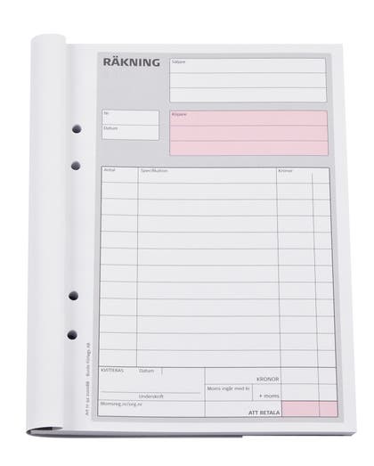 Räkning A5 2x50blad