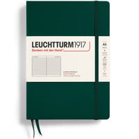 Anteckningsbok A5 linjerad Forest green