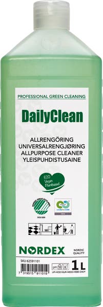 Allrengöringsmedel DailyClean 1 liter Nordex Green