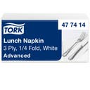 Lunchservett Tork Mjuk 3-lager 150-pack vit
