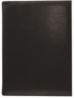 Konferensmapp med ringmekanism svart