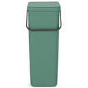 Avfallshink Sort&Go F.Green 40 l