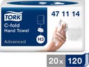 Pappershandduk C-fold Advanced Tork H3 2400 st/fp
