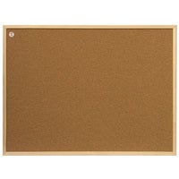 Anslagstavla trä/kork 120x90cm