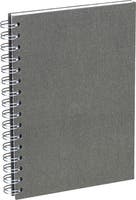 Anteckningsbok Bigso A5 olinjerat canvas grå