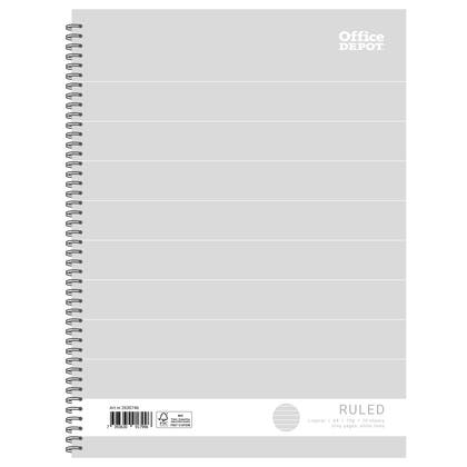 Kollegieblock Grey A4 linjerat