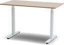 Skrivbord el Madrid vitt underrede/bordsskiva i eklaminat 120x80 cm