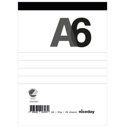 Perforerade block Niceday 60g 70blad linjerat