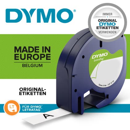 Märkband Dymo LetraTag tape