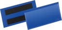 Etiketthållare magnetisk 100 x 38 mm blå 50 st/fp