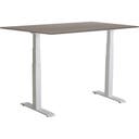 Skrivbord el Easydesk Adapt VI grå/vit 140x80 cm