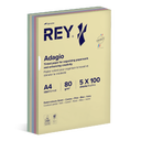 Färgat kopieringspapper A4 80g pastell 500/fp