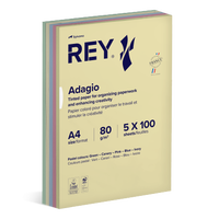 Färgat kopieringspapper A4 80g pastell 500/fp