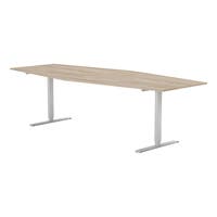 Konferensbord 2800 x 1200 mm Vit ask/Silver