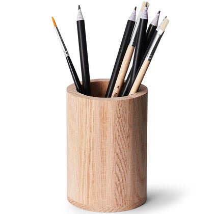 Pennställ rund trä