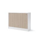 Skåp 1200 x 415 x 925 mm Vit/Vit ask