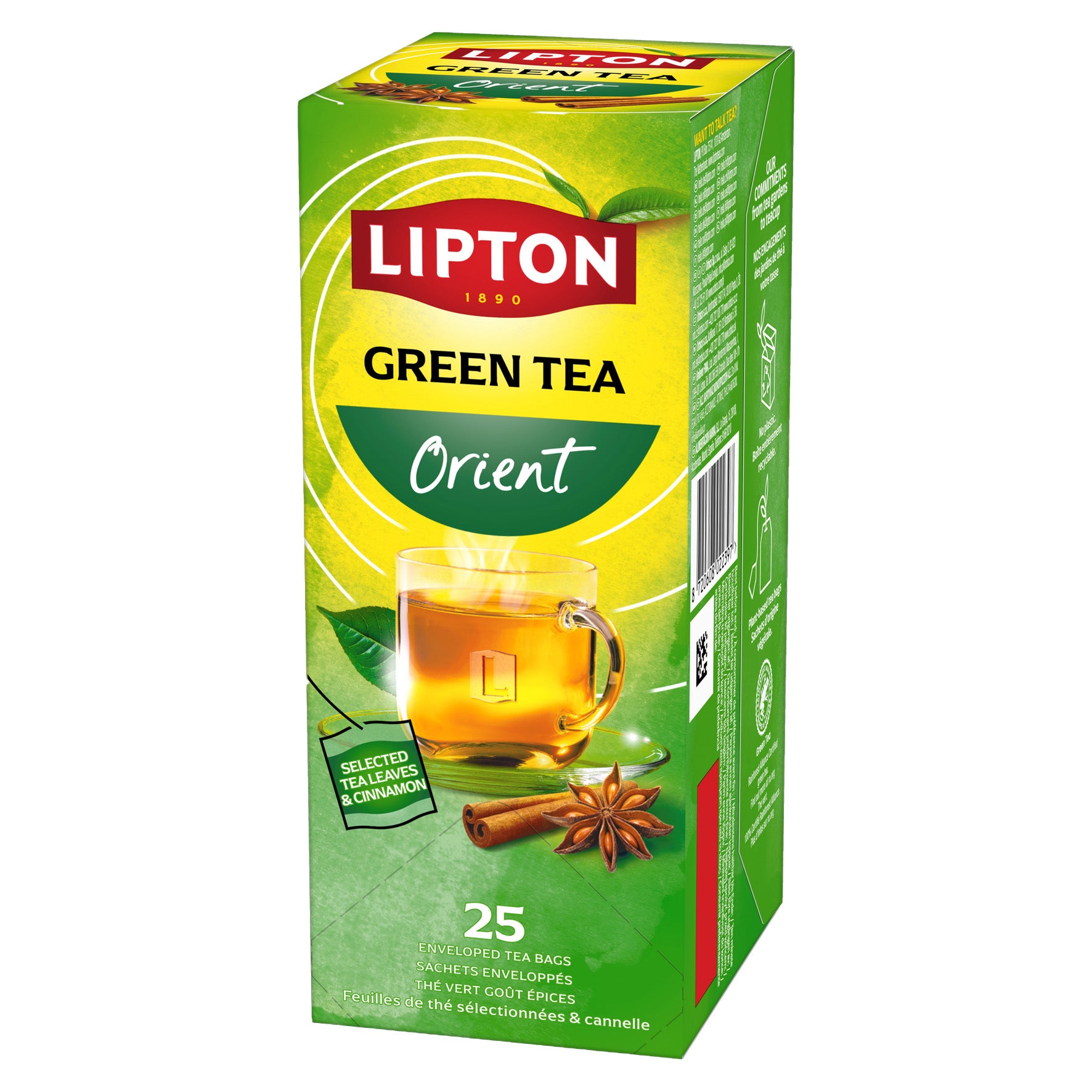 Te Lipton Green Tea Orient 25-pack