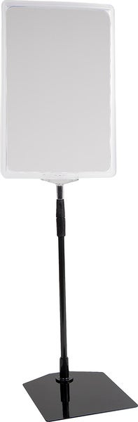 Skyltställ A4 höjd: 30–60 cm transparent