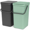 Sort&Go Väggmonteringsbar2x16 l