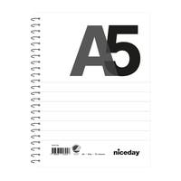 Kollegieblock A5 70blad 60g linjerat ohålat