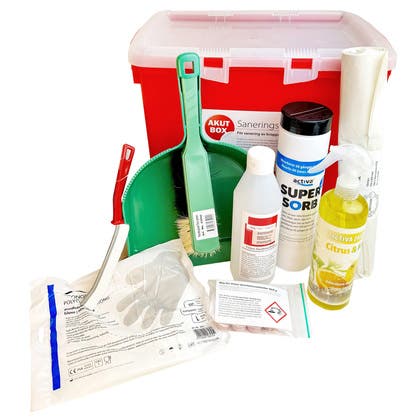 Saneringskit Mini för kroppsvätskor