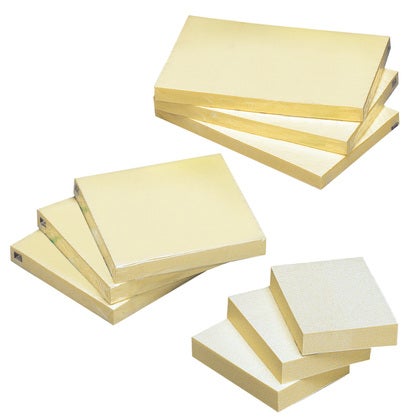 Notis Recycled ljusgul 12/fp