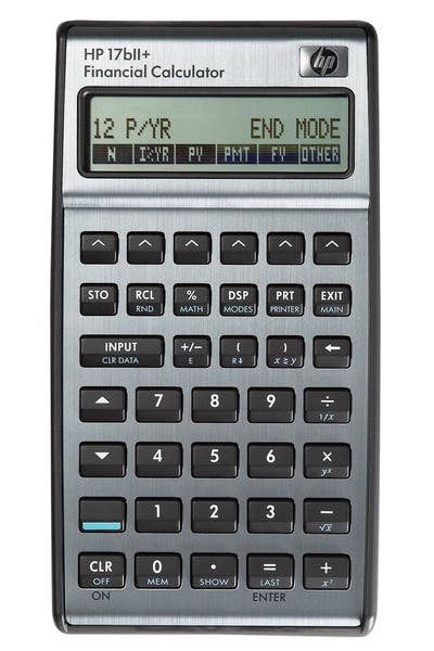 Finansräknare HP 17BII+