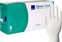 Engångshandske Vinyl S puderfria 100 st/fp