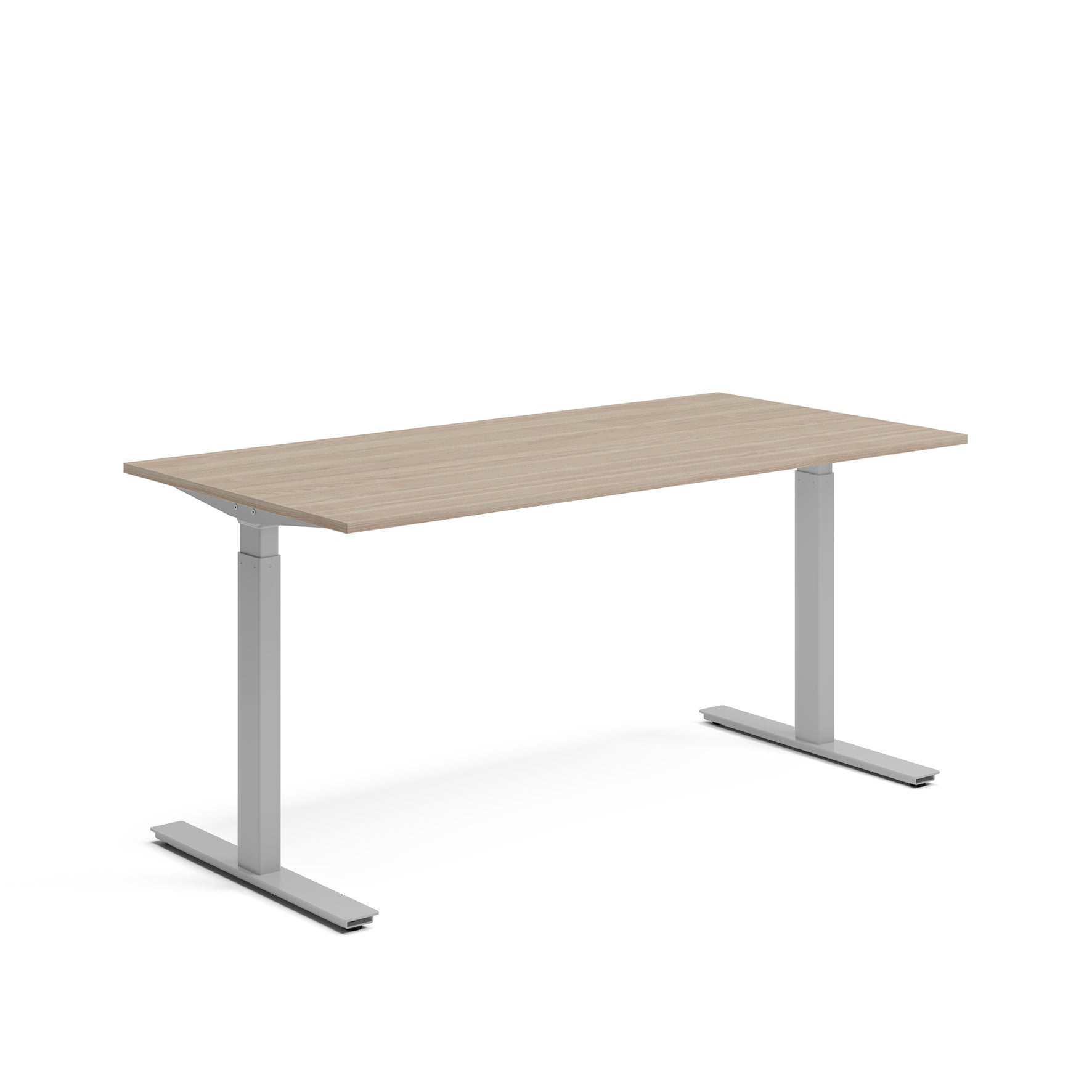 Höj- och sänkbart skrivbord Ergofunk Smart 1600x800 mm Silver underrede