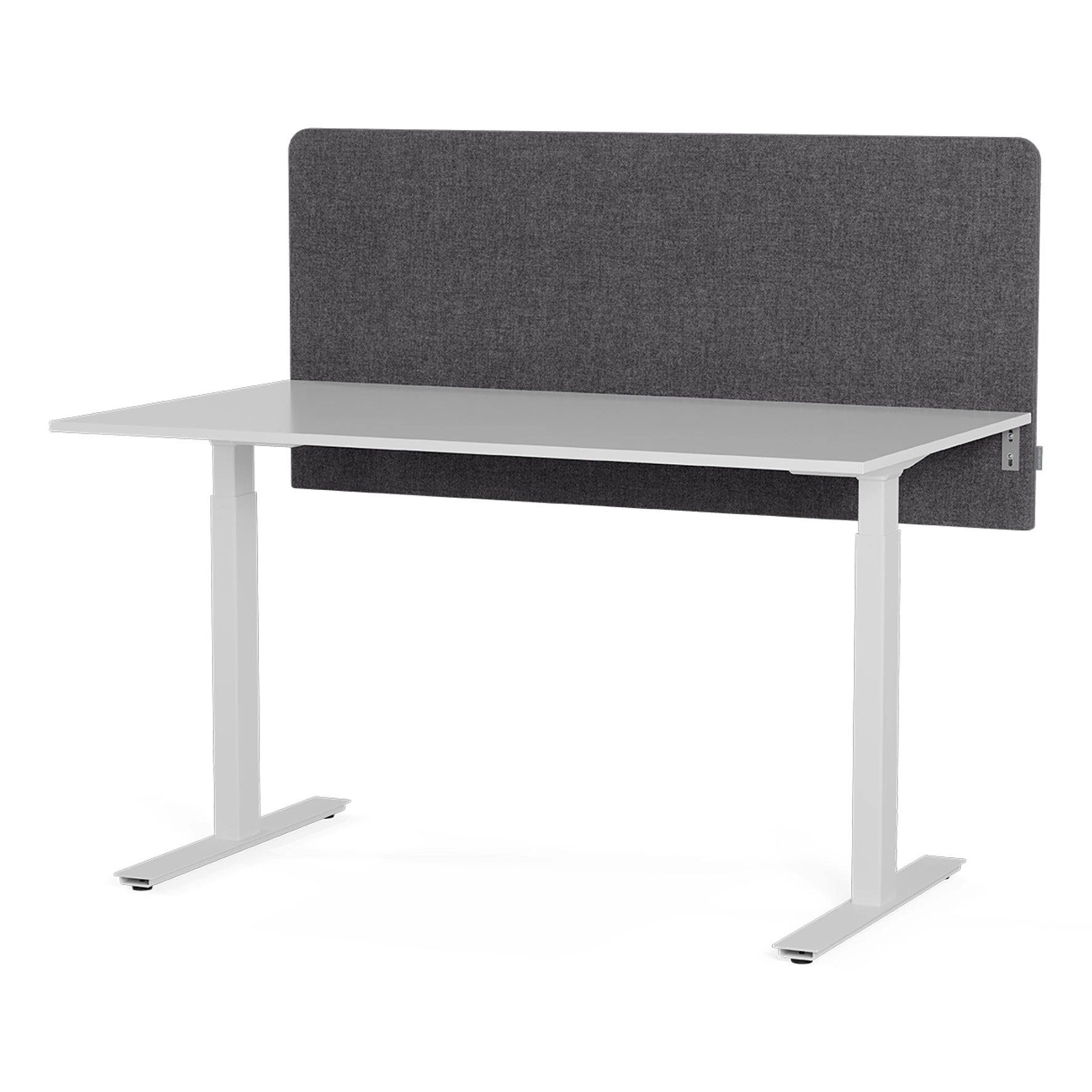 Bordsskärm Selma 2000 x 650 mm Mörkgrå