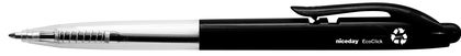 Kulspetspenna Niceday EcoClick svart