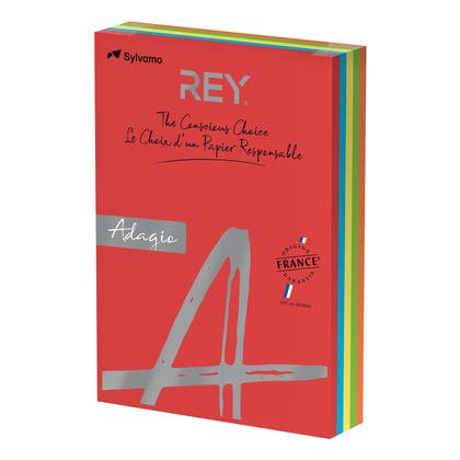 Färgat kopieringspapper A4 160g sort.färg 250/fp