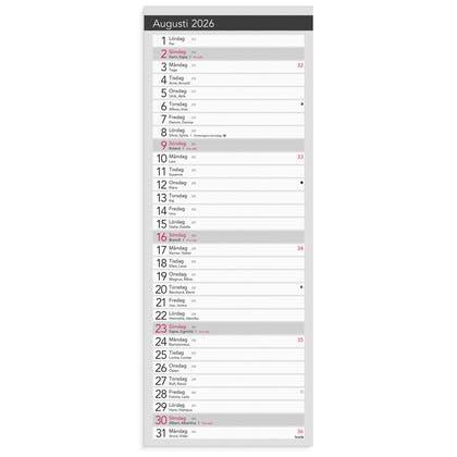 Liten Bordskalender Elegant 26