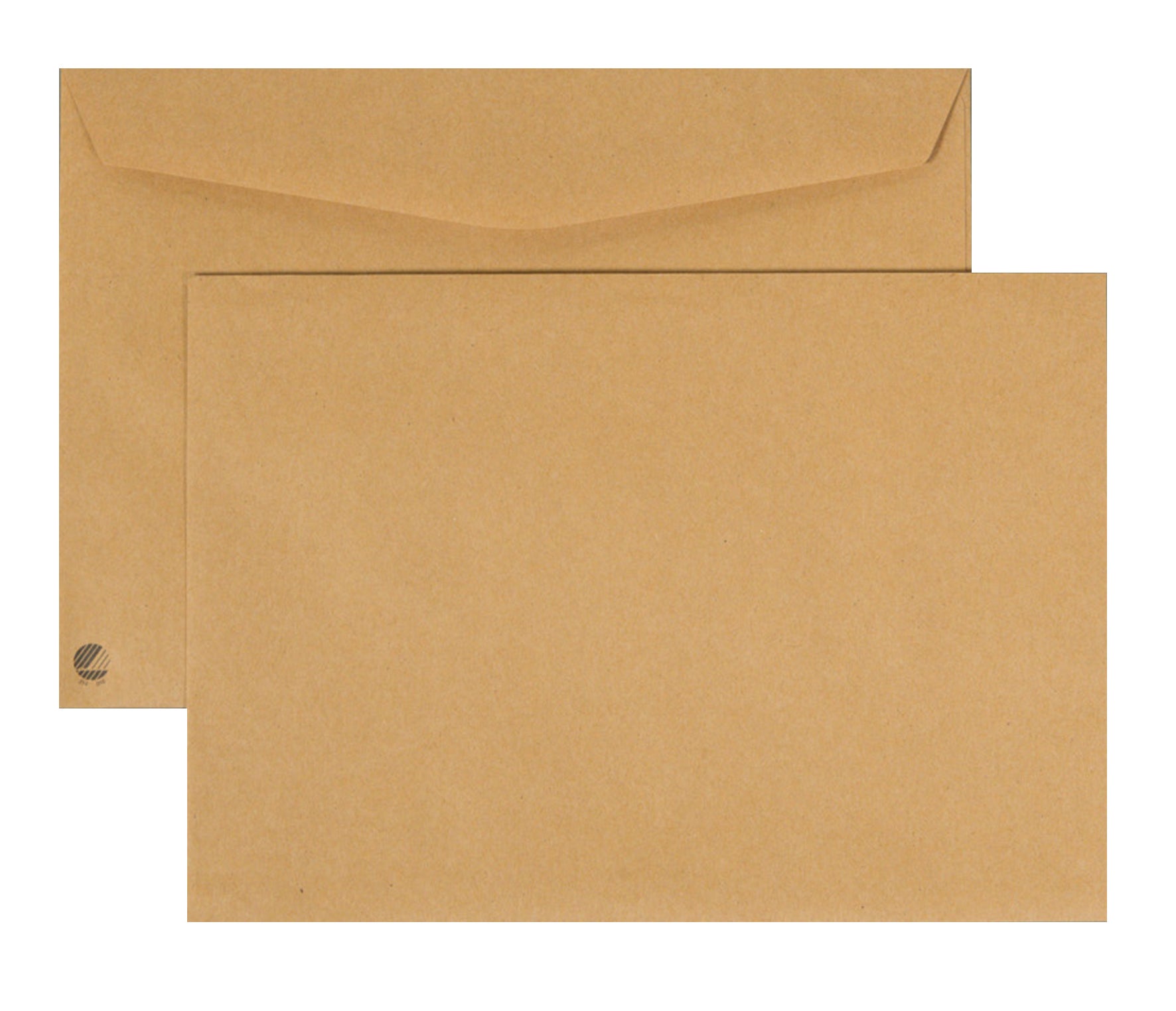 Kuvert fukthäftande bruna