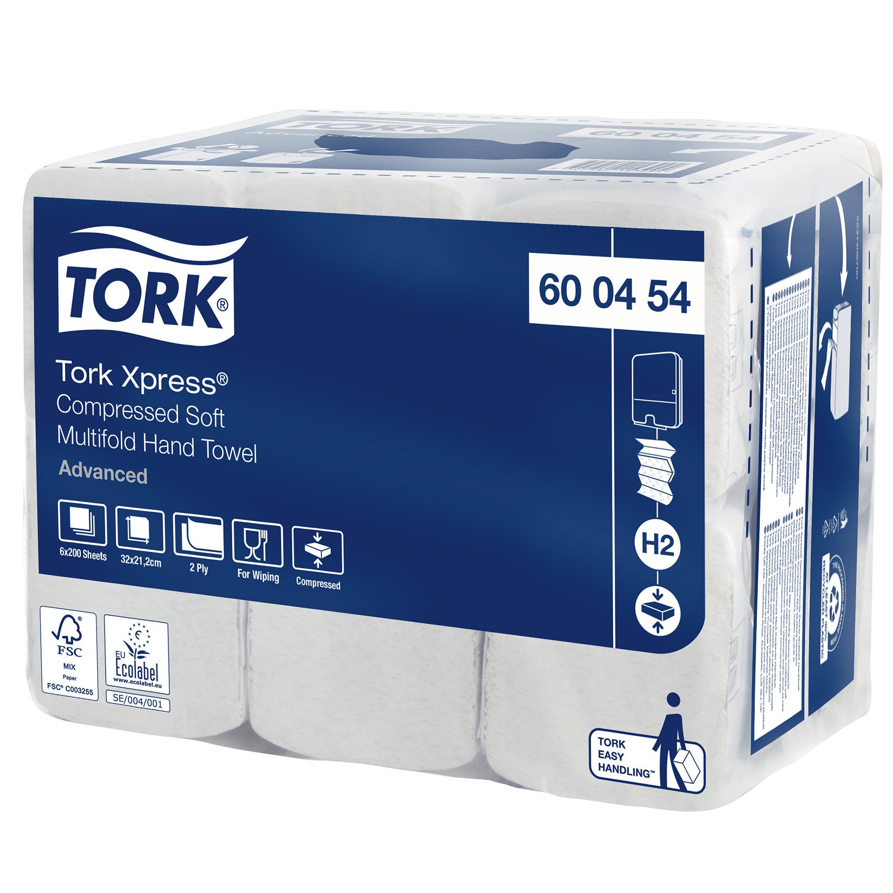 Pappershandduk Tork Xpress® M Advanced Compressed Soft 1200/trp