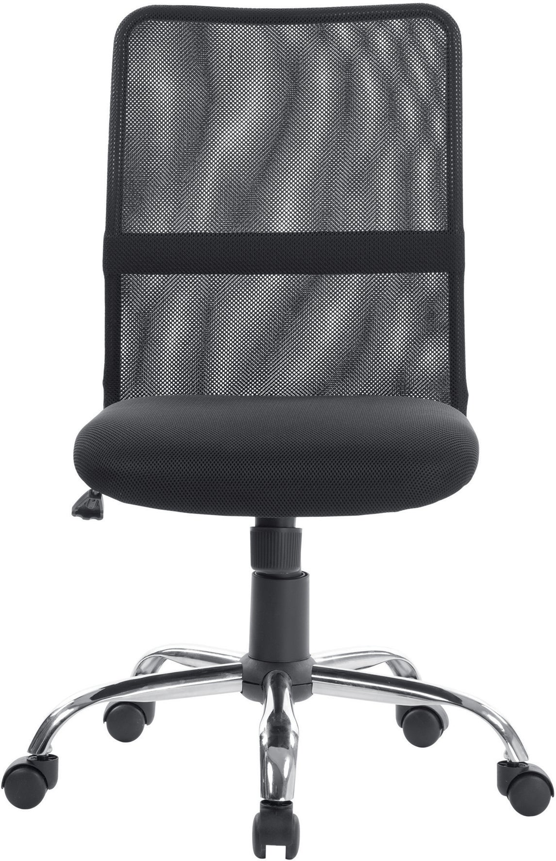 Skrivbordsstol Ness mesh utan armstöd svart