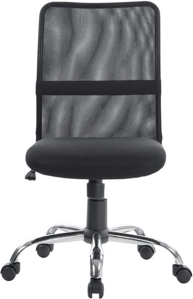 Skrivbordsstol Ness mesh utan armstöd svart