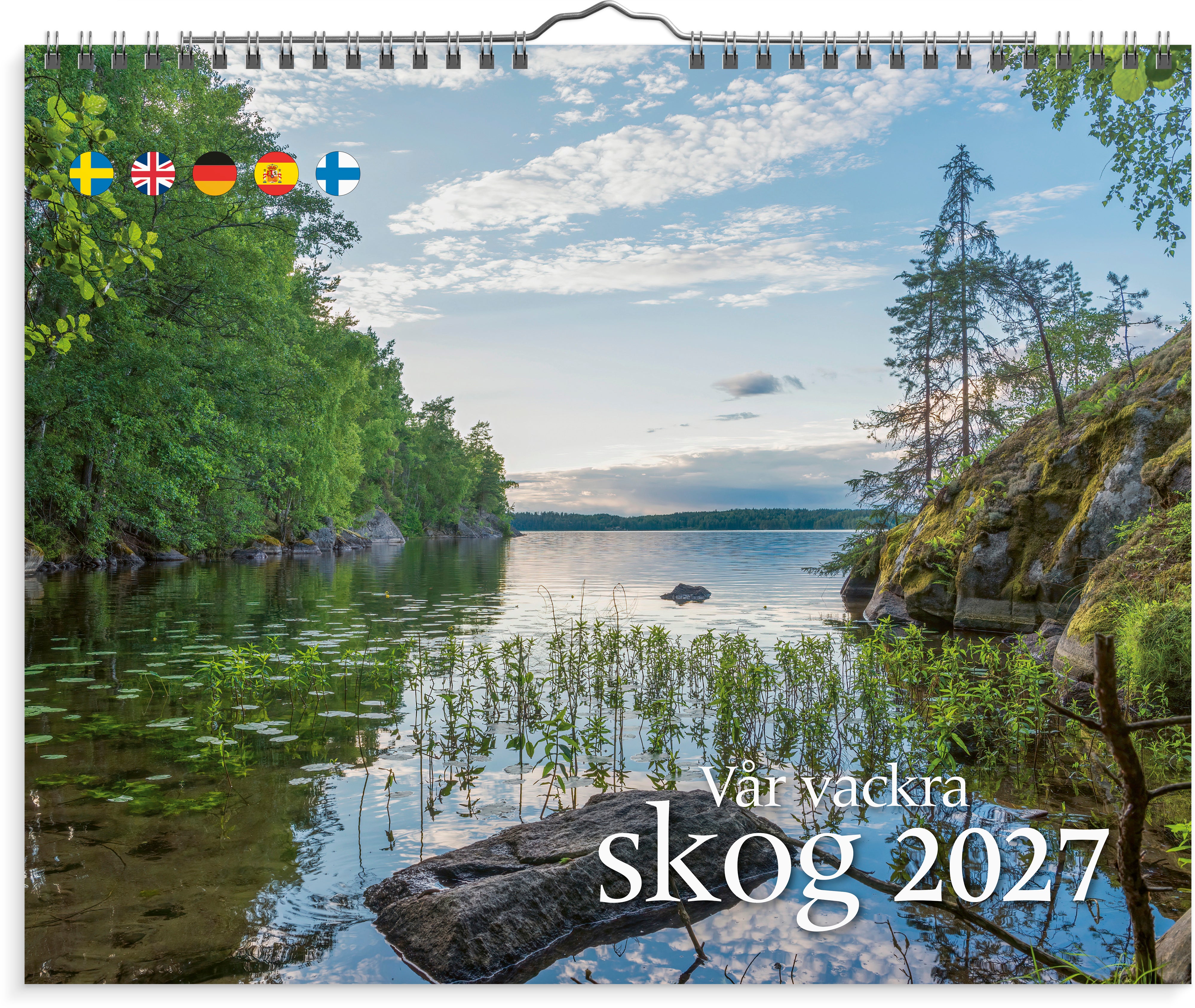 Väggkalender Vår vackra skog 2027 Burde
