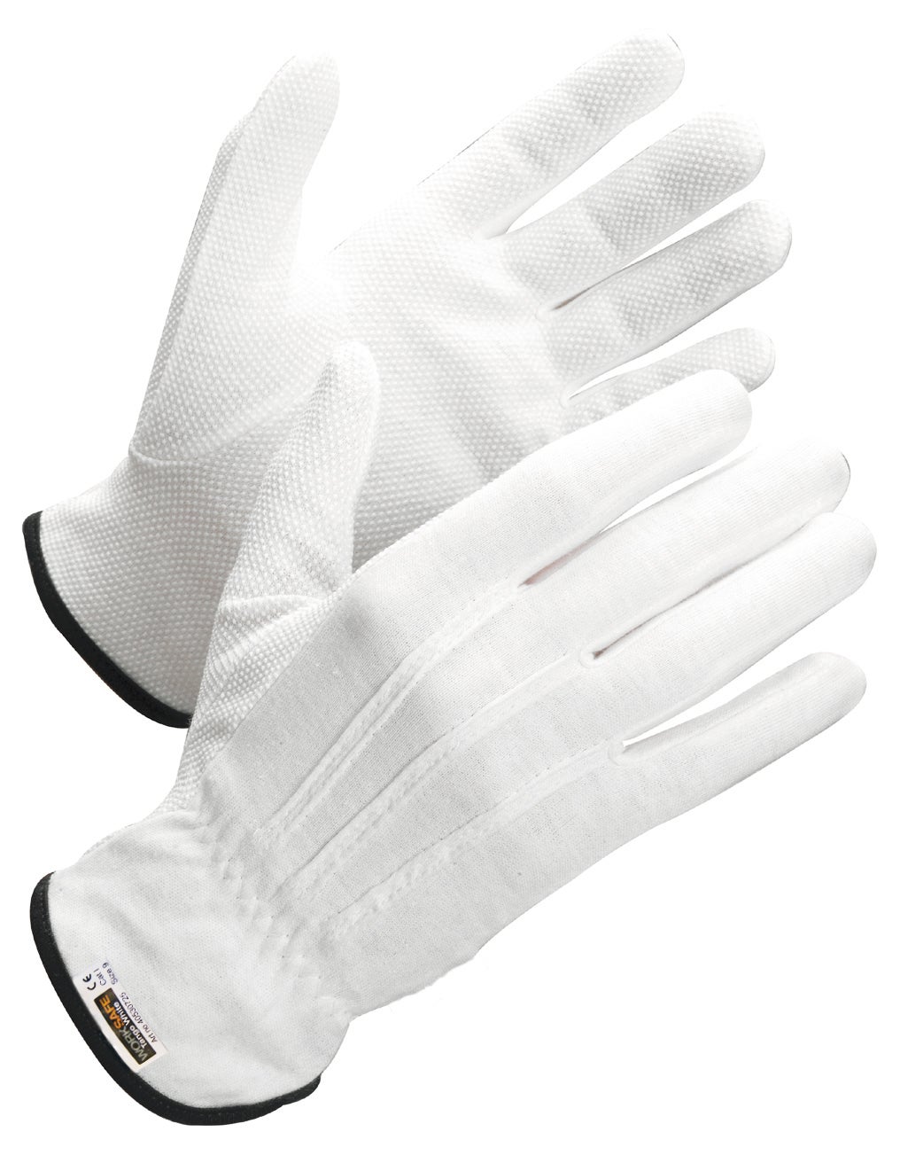 Handske/Frackvante bomull med noppor Worksafe L70-725