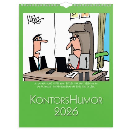 Väggkalender Kontorshumor 2026