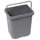 Duklåda 12 liter grå