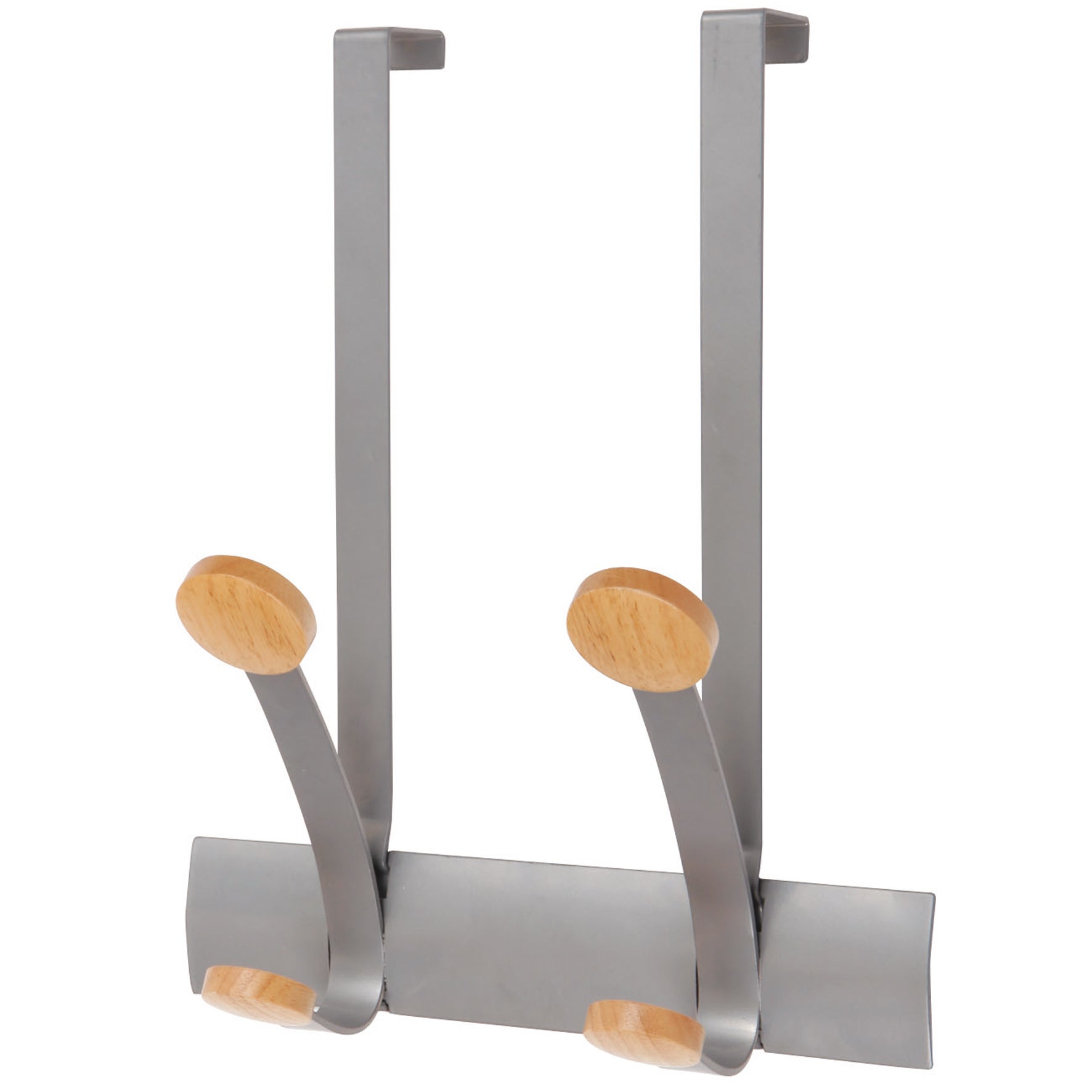 Klädhängare för dörr stål/trä