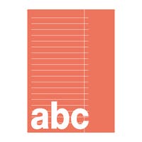 Gloshäfte A6 linjerat 7mm