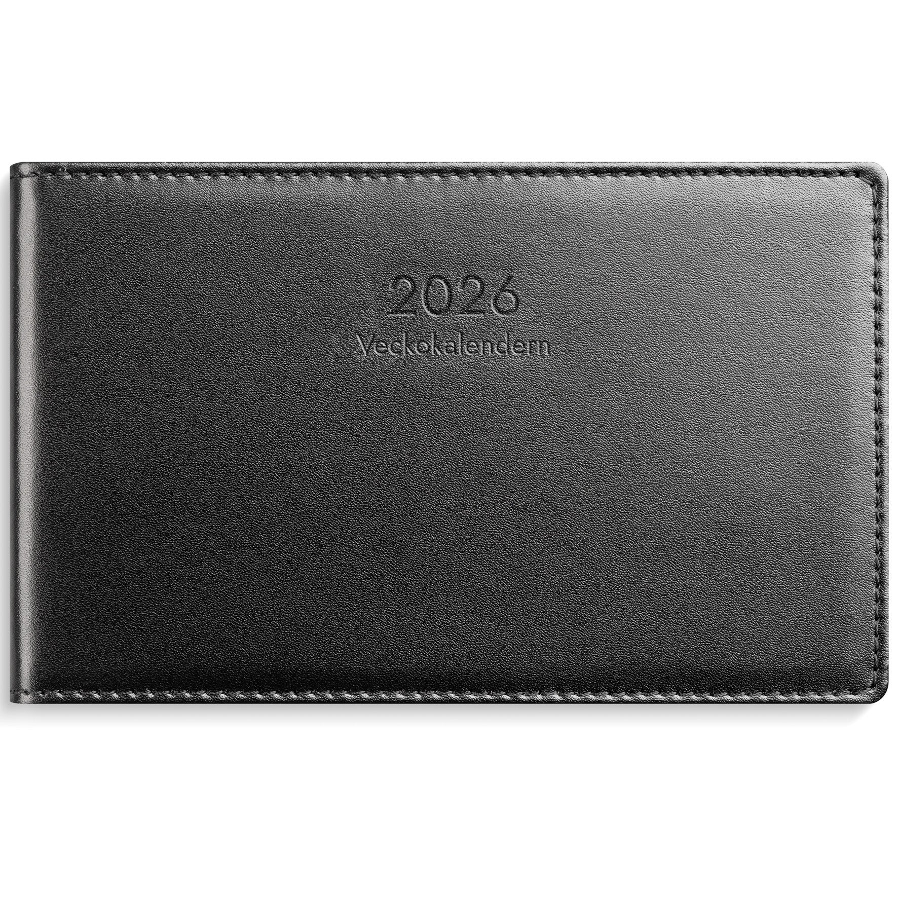 Veckokalendern 2026 svart skinn